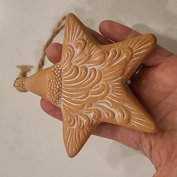 Pier 1 Imports Terracotta Santa - Picture 2 of 3